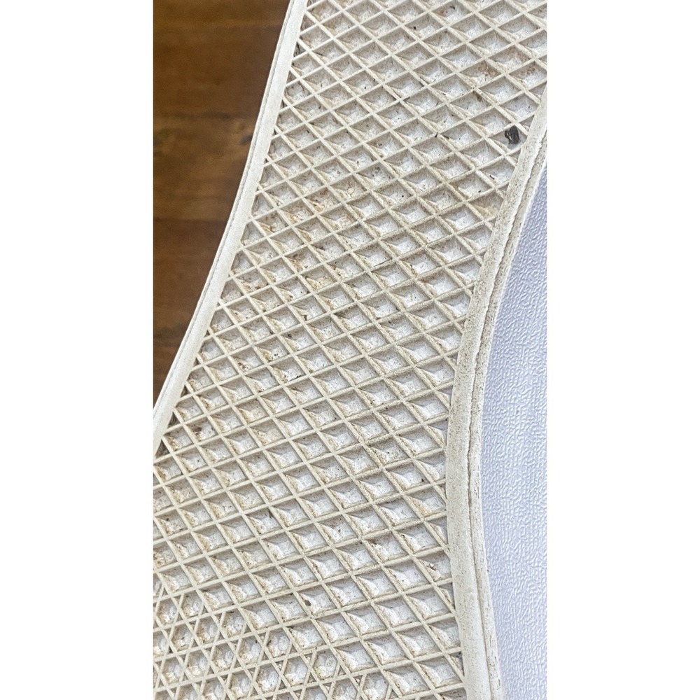 VANS Sk8-Hi Shoes Mens Sz 8.5 White High Top Sneakers Leather Skateboard 721356 - Picture 10 of 11
